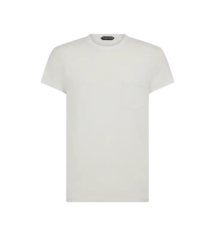 COLD DYE COTTON CREW NECK T-SHIRT online